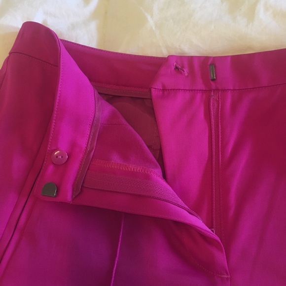 H&M Fuchsia High-waisted Polyester Pants 6 - Picture 3 of 7